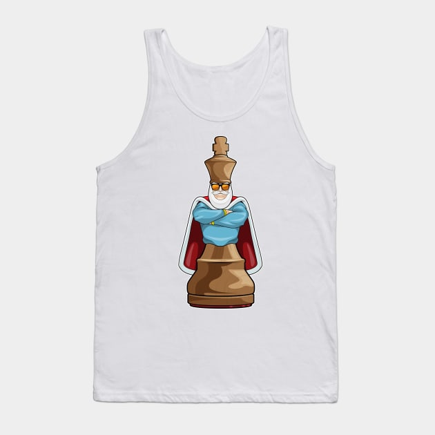 Chess piece King Chess Tank Top by Markus Schnabel